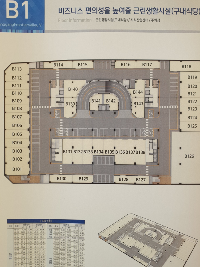 광양프런티어밸리 지하도면 1층도면